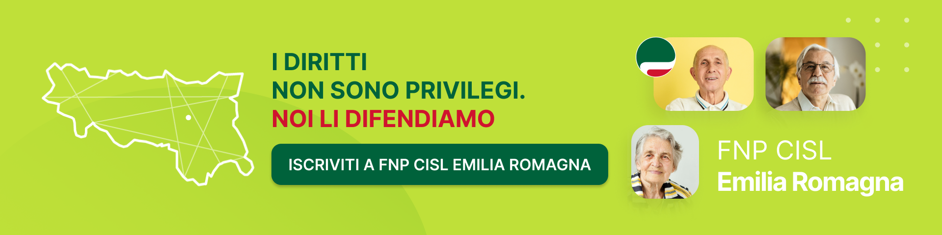 FNP CISL Emilia Romagna - I diritti non sono privilegi. NOI LI DIFENDIAMO